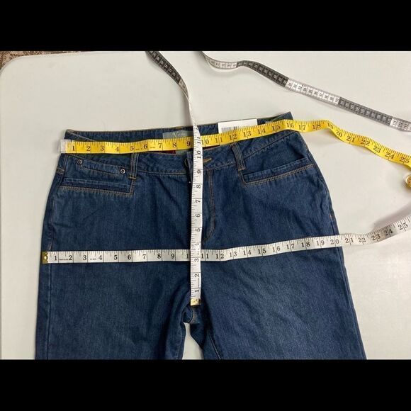 NATURAL REFLECTIONS BASS PRObBlue Women’s Flannel Lined Jeans Sz 10 New - Picture 5 of 12